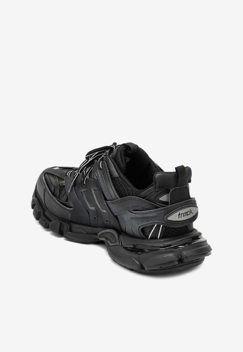 Balenciaga Track Nylon and Mesh Running Sneakers Black 542023W1GB1/R_BALEN-1000