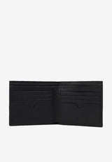 Alexander McQueen Bi-Fold Studded Skull Leather Wallet Black 550818 1ACYN-1000