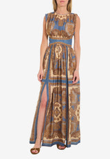 Zimmermann Mahon Waisted Printed Maxi Dress Multicolor 5514DSS263--DBPL