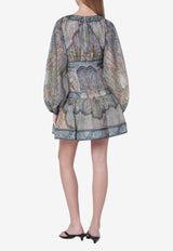 Zimmermann Wanderlust Tapestry-Print Mini Dress Multicolor 5515DRS262CO/S_ZIMM-TB