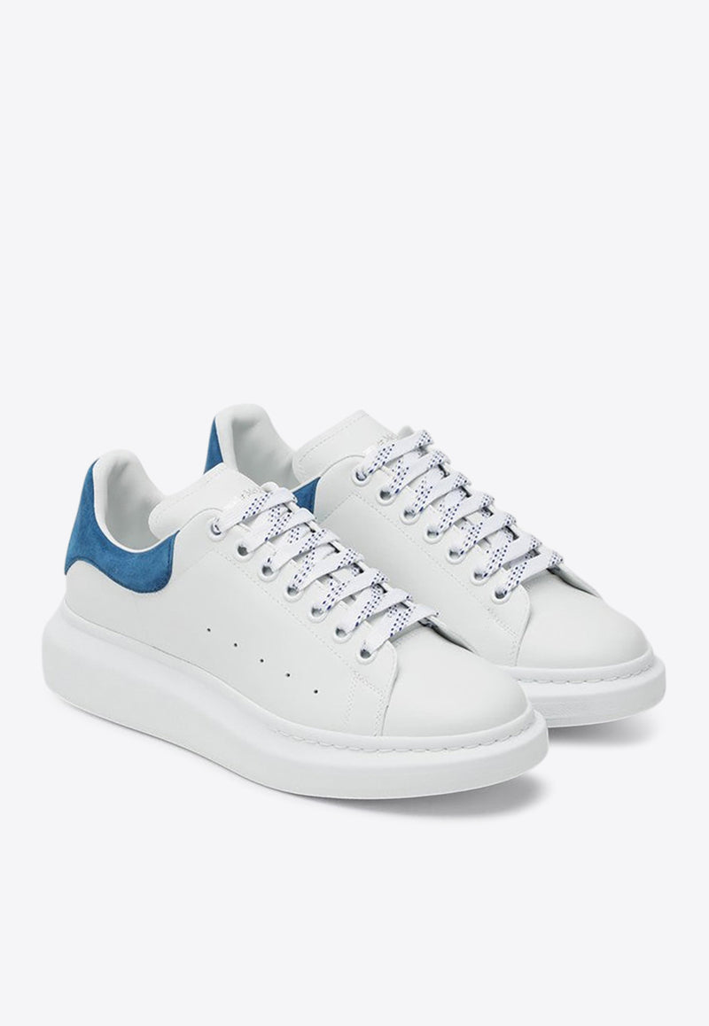 Alexander McQueen Oversize Leather Sneakers White 553680WIAIH/R_ALEXQ-9086
