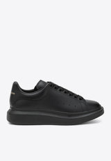 Alexander McQueen Oversize Leather Low-Top Sneakers Black 553680WWAAN/R_ALEXQ-1002