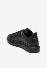 Alexander McQueen Oversized Leather Low-Top Sneakers Black 553680WWEE0/Q_ALEXQ-1000