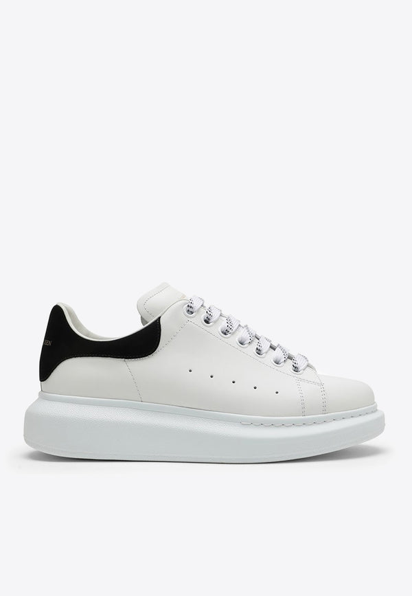 Alexander McQueen Oversized Leather Low-Top Sneakers White 553770WHGP7/O_ALEXQ-9061