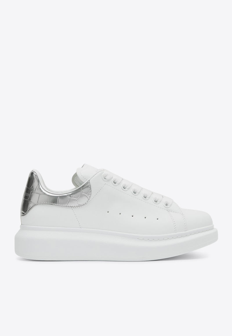 Alexander McQueen Oversized Low-Top Sneakers White 553770WIAH0/R_ALEXQ-9081