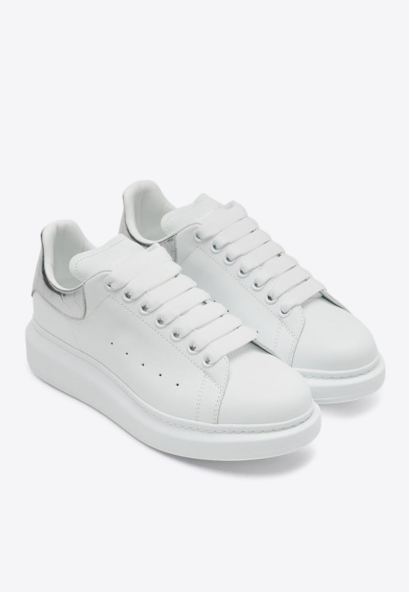Alexander McQueen Oversized Low-Top Sneakers White 553770WIAH0/R_ALEXQ-9081