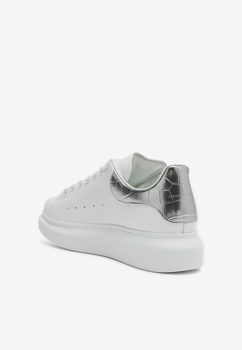 Alexander McQueen Oversized Low-Top Sneakers White 553770WIAH0/R_ALEXQ-9081