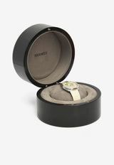 Large Arceau Les Folies du Ciel 38mm Watch in Matte Alligator Single Tour Strap and Diamond Bezel