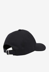 Salvatore Ferragamo Logo Baseball Cap 560056 BAS FERRLETT 764758 NERO Black