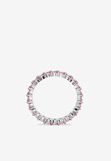 Swarovski Matrix Crystal Embellished Ring 5658853MET/M_SWARO-PINK