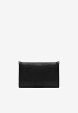 Stella McCartney Falabella Faux Leather Chain Clutch Black 581238W9132/S_STELL-1000