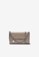 Stella McCartney Falabella Faux Leather Chain Clutch Beige 581238WP0301/P_STELL-6500