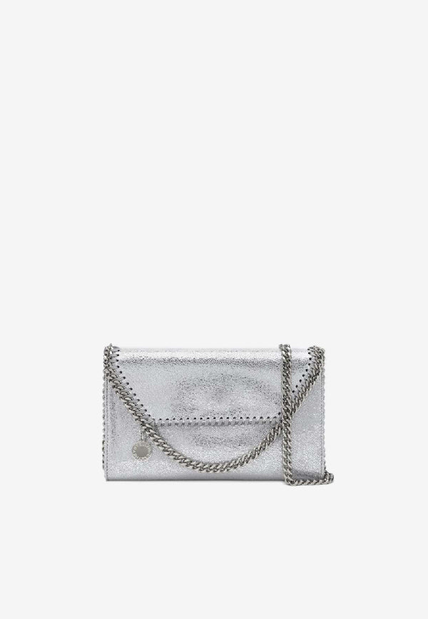 Stella McCartney Falabella Airlite Crossbody Bag Silver 581238WP0301/S_STELL-8101