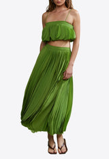 AMUR Sonia Ruffled Top Green 58215183_GREEN