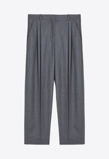 Stella McCartney High-Rise Tailored Wool Pants Gray 5919643CU703/P_STELL-1264