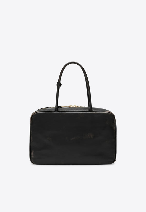 Miu Miu Beau Vintage Leather Logo Shoulder Bag Brown 5BB117MONAF6P/R_MIU-F0201