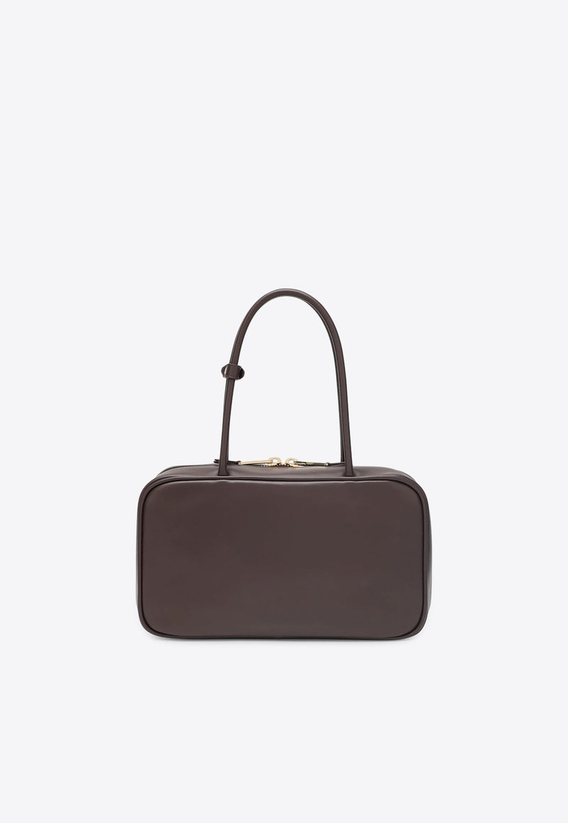 Miu Miu Medium Beau Leather Shoulder Bag Chocolate 5BB172OOO2CRW/S_MIU-F0NBL