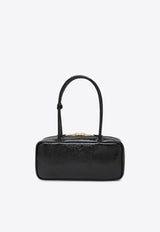 Miu Miu Beau Naplak Patent Leather Shoulder Bag Black 5BB173OLOADNT/Q_MIU-F0002