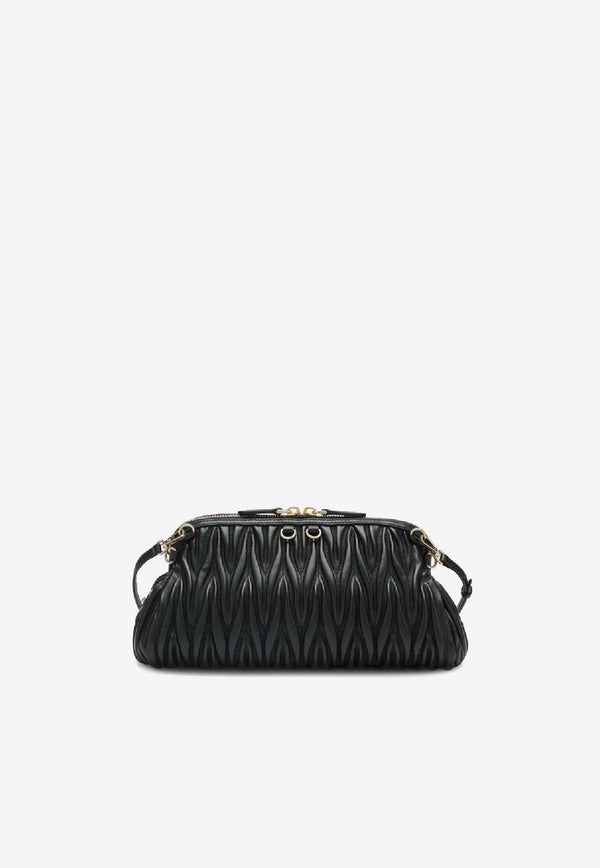 Miu Miu Matelassé Nappa Leather Clutch  5BF130OLOAN88/R_MIU-F0002