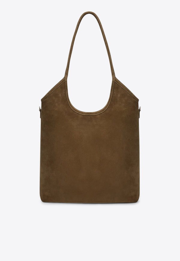 Miu Miu Ivy Suede Shoulder Bag Green 5BG231MLN2CSS/R_MIU-F0393