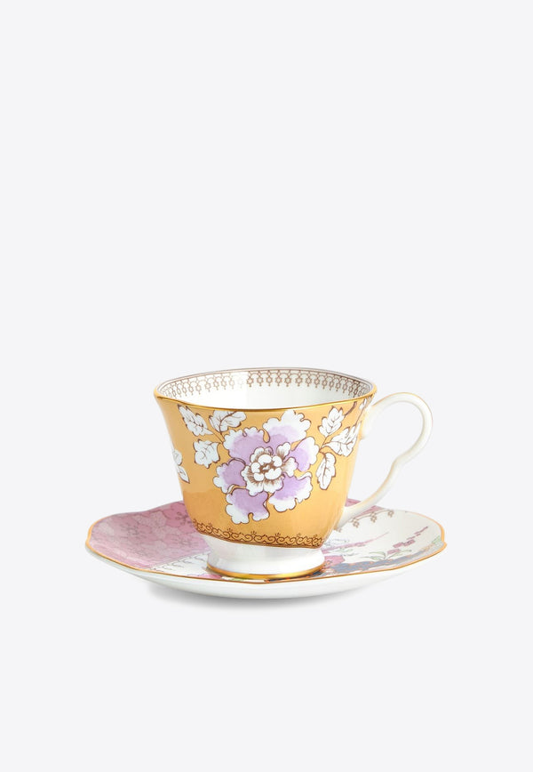 Wedgwood Butterfly Bloom Tea Cup and Saucer Multicolor 5C107800045