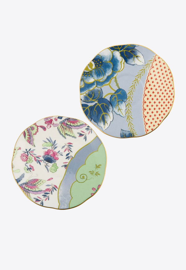 Wedgwood Butterfly Bloom Espresso Cups and Saucers - Set of 2 Multicolor 5C1078055859