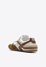 Miu Miu Gymnasium Low-Top Sneakers  Brown 5E428EA00571L/S_MIU-F0TBK