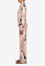 Pucci Orchidee Print Button-Down Shirt Multicolor