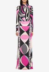 Pucci Pesci Print Maxi Skirt Multicolor