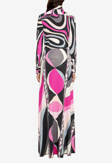 Pucci Pesci Print Maxi Skirt Multicolor