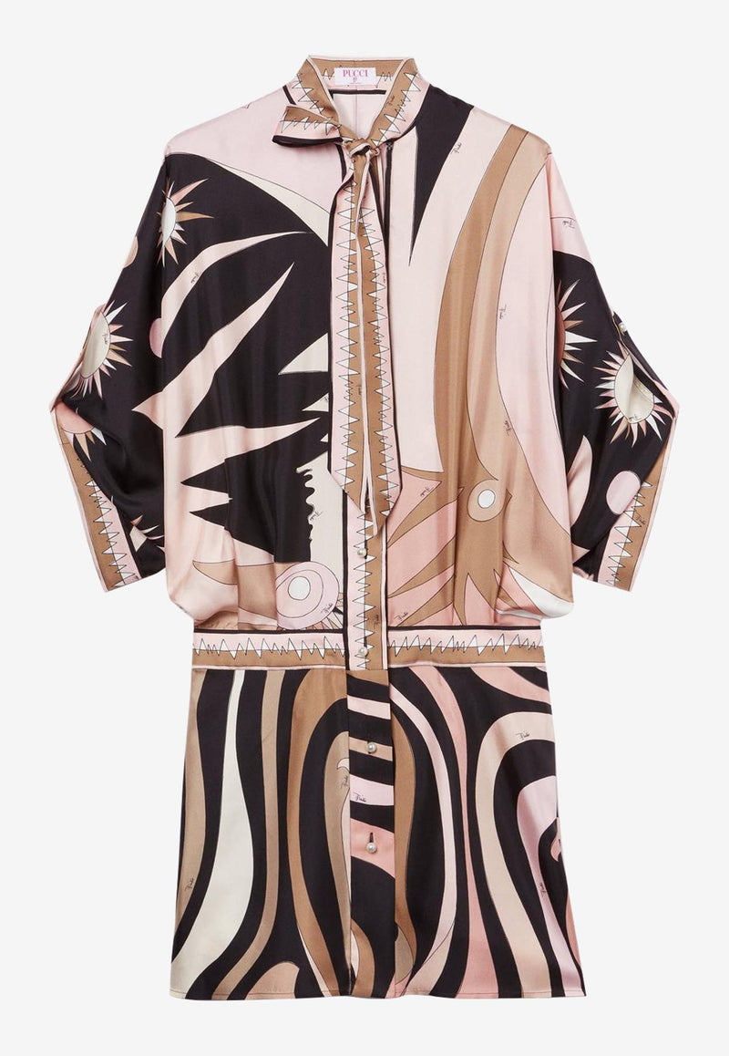 Pucci Stella Print Mini Dress Multicolor