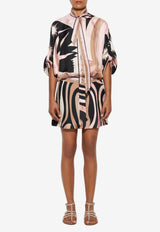 Pucci Stella Print Mini Dress Multicolor