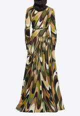 Pucci Onde Print Long-Sleeved Shirt Multicolor