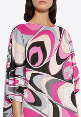 Pucci Onde Print Maxi Kaftan Multicolor