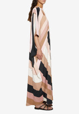 Pucci Iride Print Maxi Kaftan Multicolor