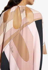 Pucci Iride Print Maxi Kaftan Multicolor