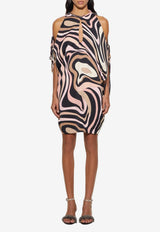 Pucci Marmo Print Mini Kaftan Multicolor