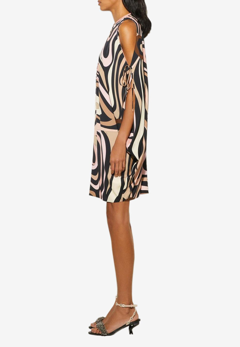 Pucci Marmo Print Mini Kaftan Multicolor