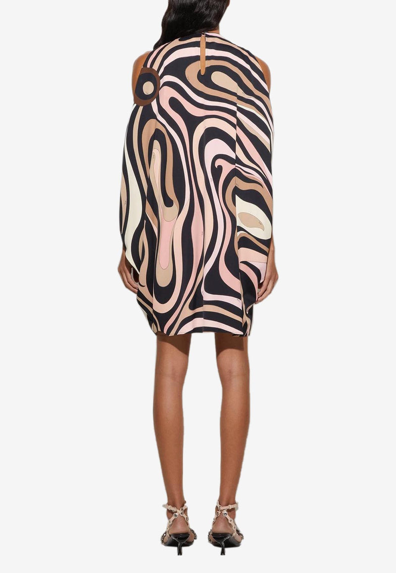 Pucci Marmo Print Mini Kaftan Multicolor