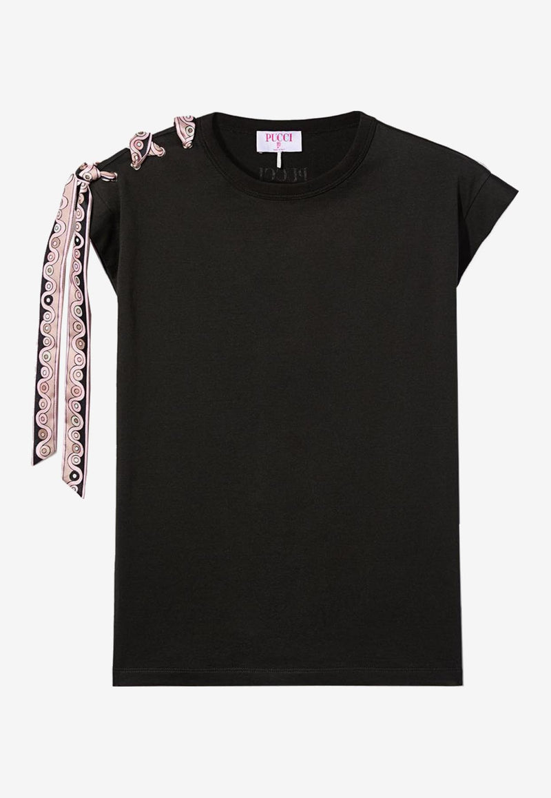Pucci Short-Sleeved T-shirt Black