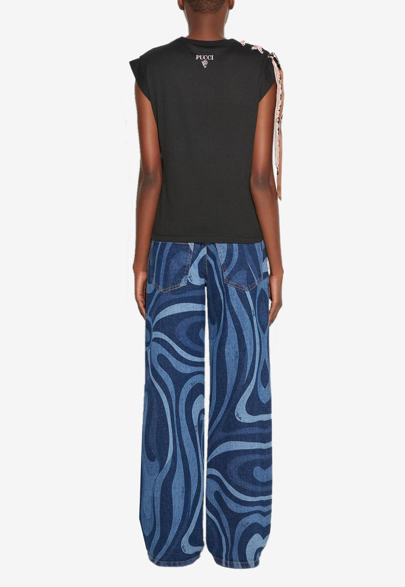 Pucci Short-Sleeved T-shirt Black