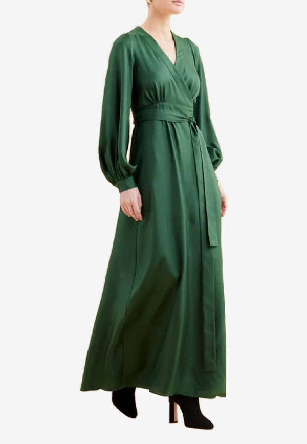 Raquel Diniz New Aurora Maxi Wrap Dress Green 5L03069 NUS0020 00000_609_GREEN