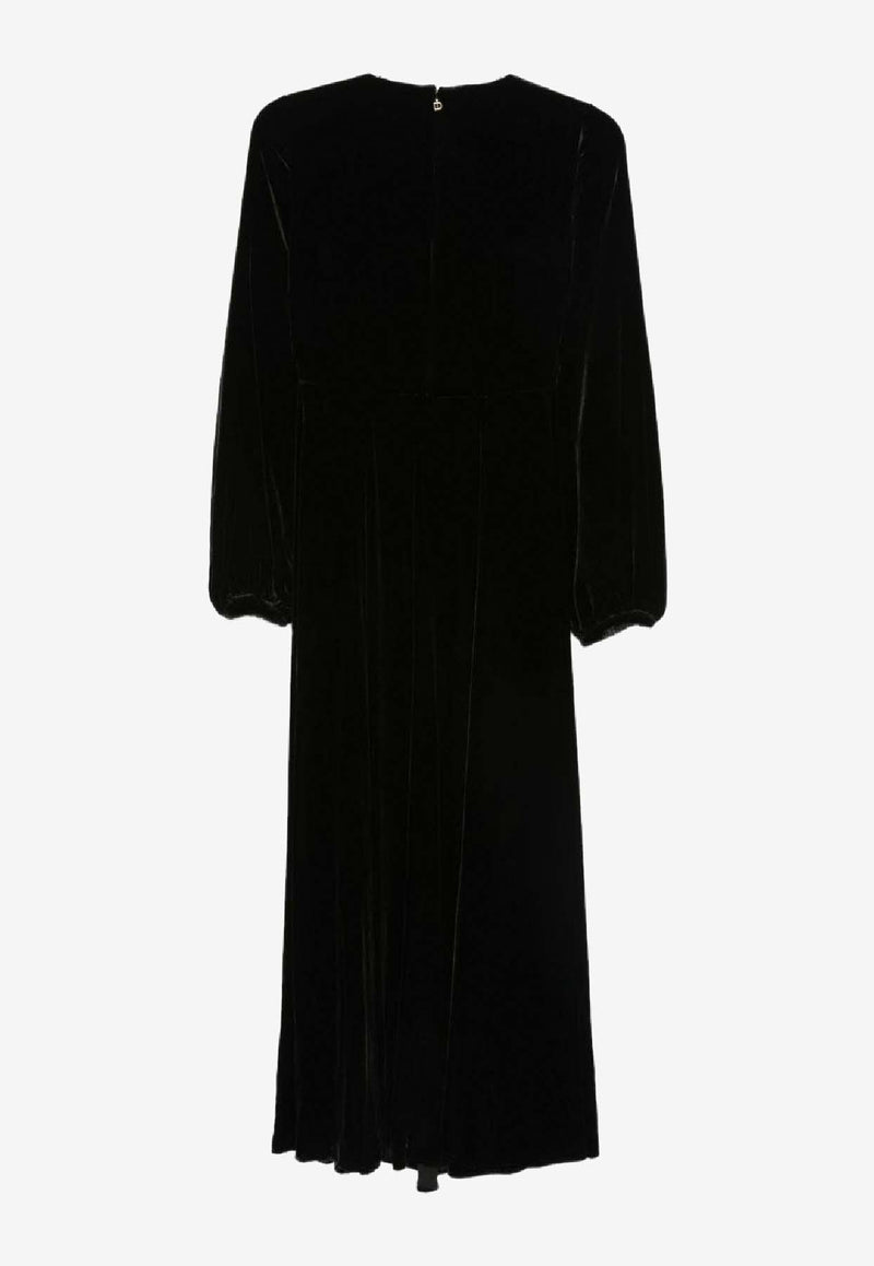 Raquel Diniz New Ioanna Velvet Maxi Dress Black 5L03082 NUV0002 00000_999_BLACK