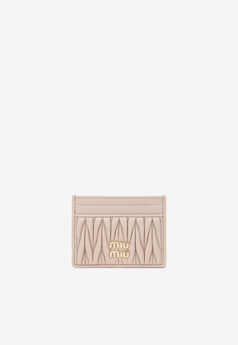 Miu Miu Matelassé Nappa Leather Cardholder 5MC076AFPP/R_MIU-F0236