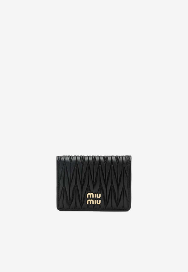 Miu Miu Bi-Fold Leather Wallet 5MV021AFPP/S_MIU-F0002