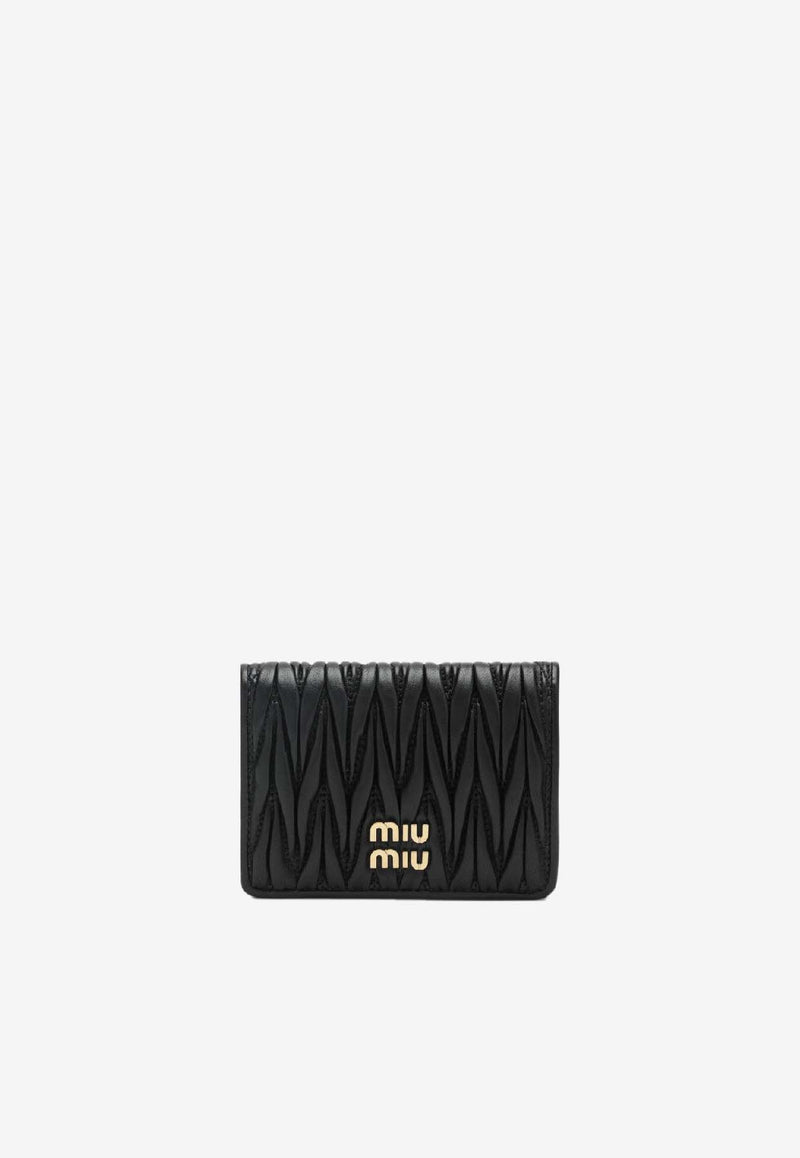 Miu Miu Bi-Fold Leather Wallet 5MV021AFPP/S_MIU-F0002