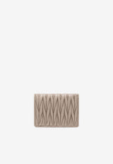 Miu Miu Bi-Fold Leather Wallet 5MV021AFPP/S_MIU-F0236