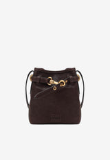 Miu Miu Embossed Logo Nappa Leather Pouch Bag Brown 5NR461AEFX/R_MIU-F0NBL