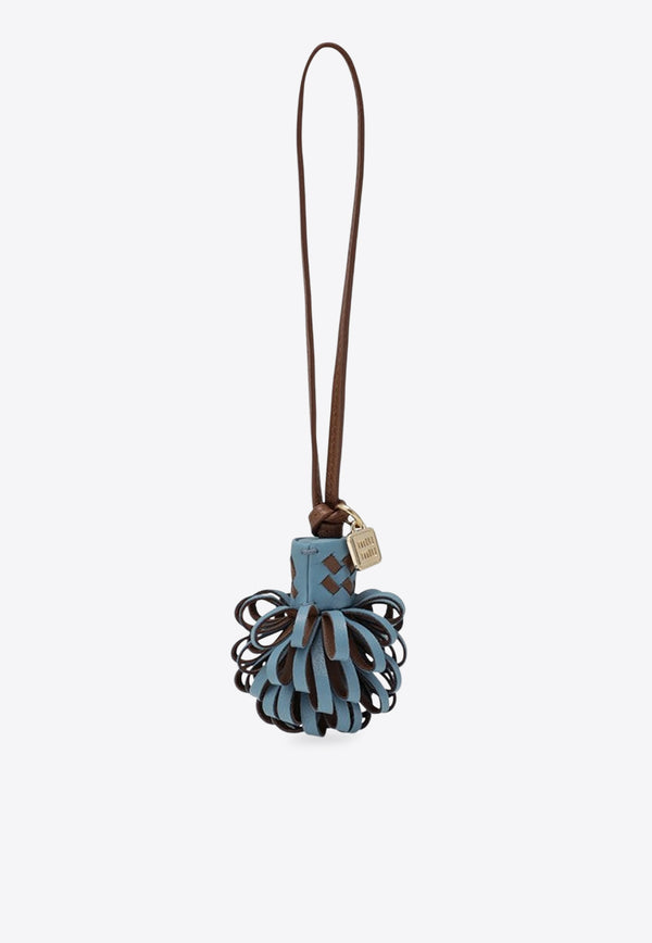 Miu Miu Nappa Leather Logo Bag Charm Blue 5TL5402CSW/R_MIU-F0490