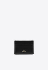 Valentino The Bold VLogo Leather Cardholder Black 5W0P0AD3MIM/P_VALE-0NO